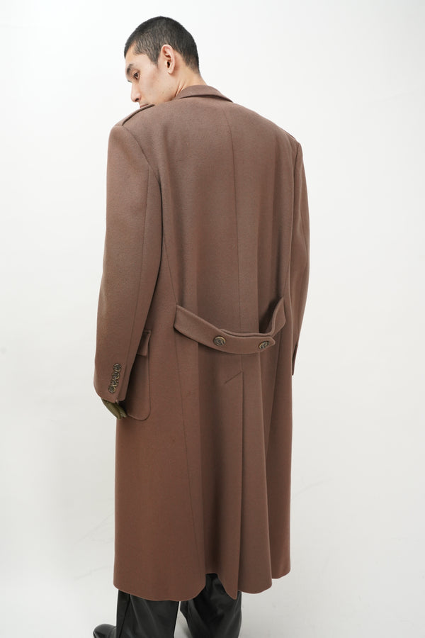90's "PERRY ELLIS" -Heavy Wool Chester Coat-
