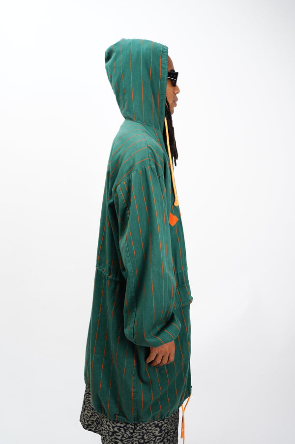70's "Miami Hurricanes" -Logo Wappen Hooded Coat-