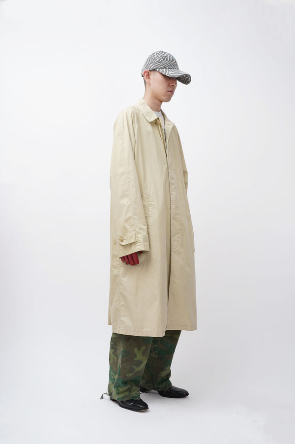 80's "Ralph Lauren" -Cotton Poplin Soutien Collar Coat-