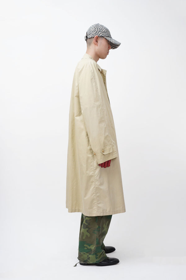 80's "Ralph Lauren" -Cotton Poplin Soutien Collar Coat-