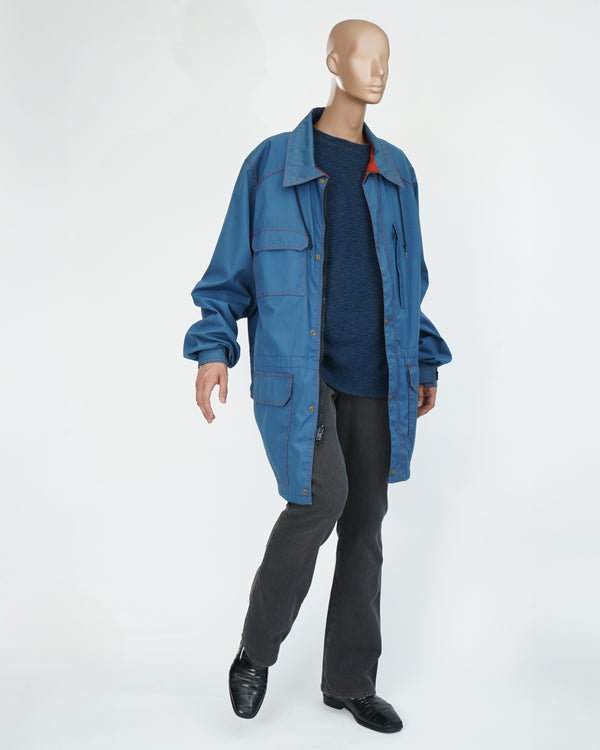 80's "EDDIE BAUER" -Poly/Cotton Coat-