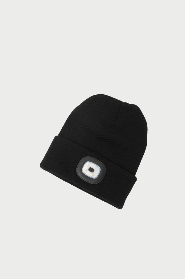 "UNKNOWN" -Acrylic Knit Beanie(With Light)-