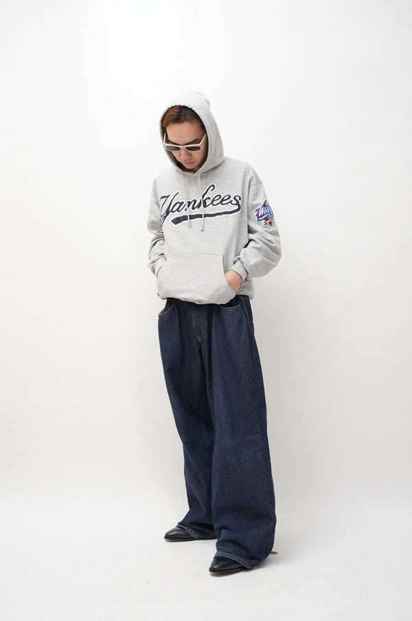 90's "MAJESTIC" -"NEW YORK YANKEES" Logo Sweat Hoodie-