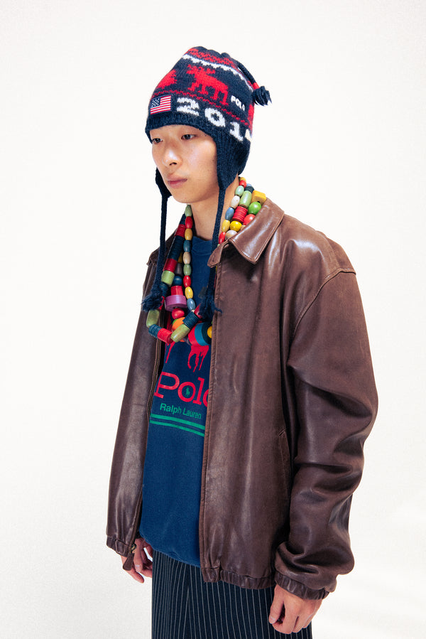 90's "Polo by Ralph Lauren" -Lamb Leather Blouson-