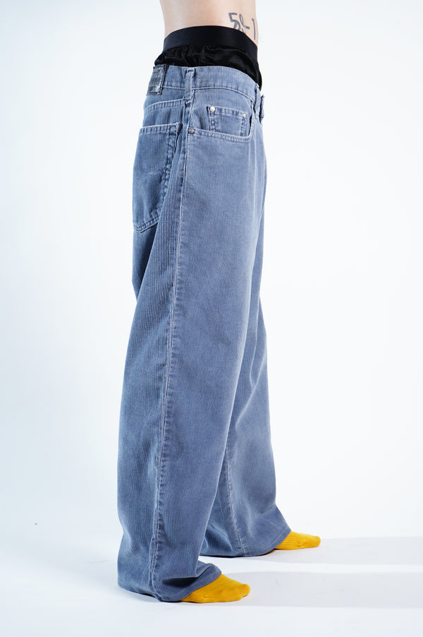 90’s "Levi’s Silver Tab" -“BAGGY MEGA WIDE LEG” Corduroy Trousers-