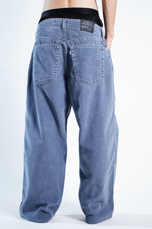 90’s "Levi’s Silver Tab" -“BAGGY MEGA WIDE LEG” Corduroy Trousers-