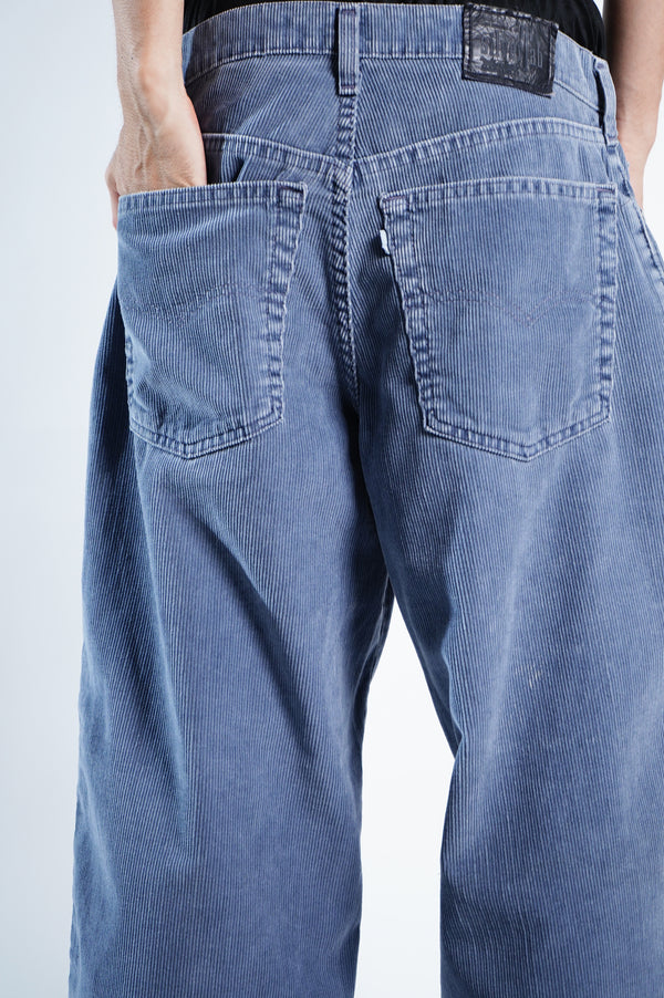 90’s "Levi’s Silver Tab" -“BAGGY MEGA WIDE LEG” Corduroy Trousers-
