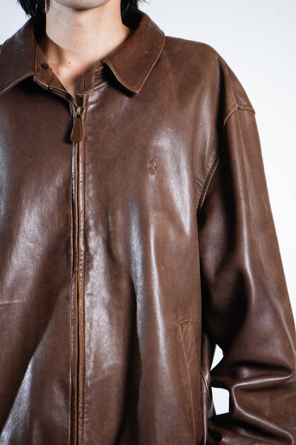 90's "Polo by Ralph Lauren" -Lamb Leather Blouson-