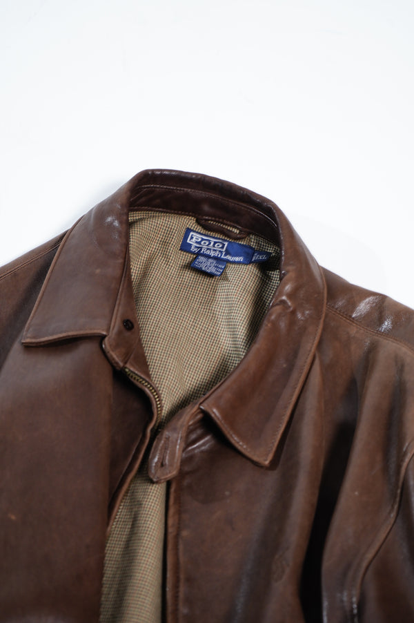 90's "Polo by Ralph Lauren" -Lamb Leather Blouson-