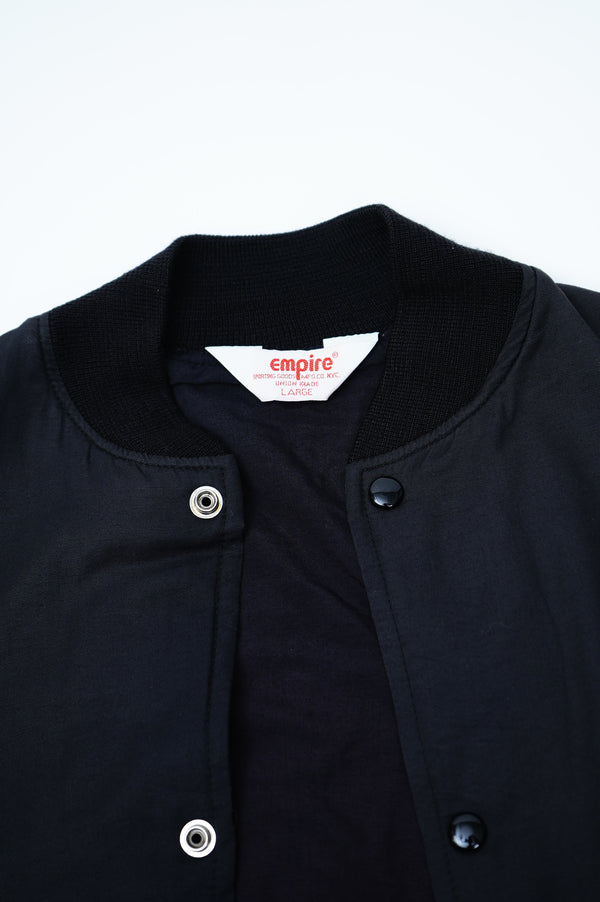 80’s "MTV" -Leather Logo Patch Jacket-