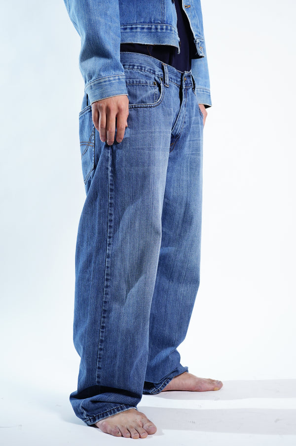 "CANYON RIVER" -“LOOSE STRAIGHT” Denim Trousers
