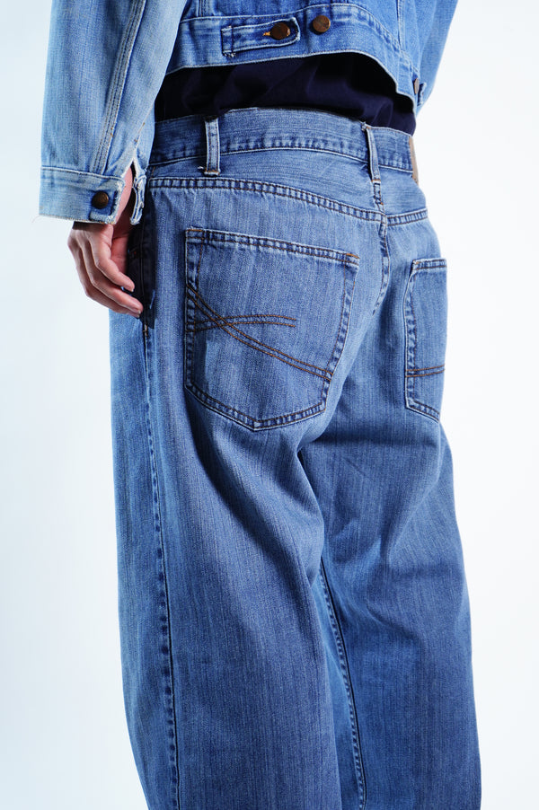 "CANYON RIVER" -“LOOSE STRAIGHT” Denim Trousers