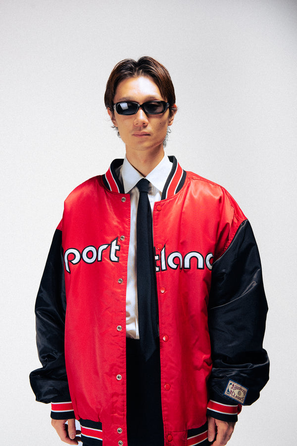 "HARD WOOD CLASSICS" -"Portland Trail Blazers" NBA Team Jacket-