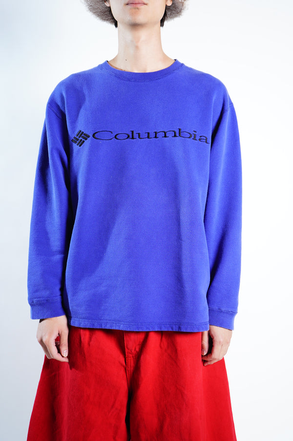 80’s "Columbia" -Logo Embroidery Sweat Shirt-