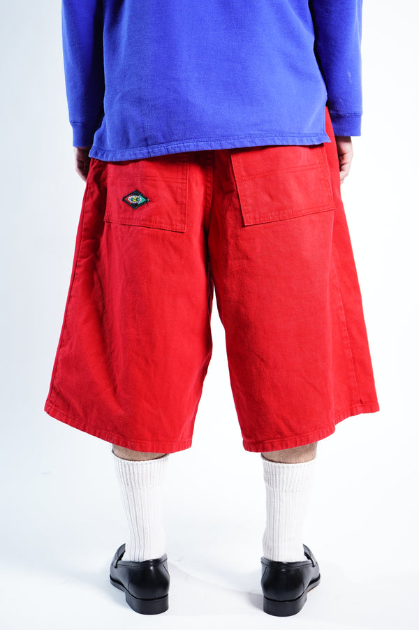 90's "CROSS COLOURS" -Color Denim Baggy Shorts-