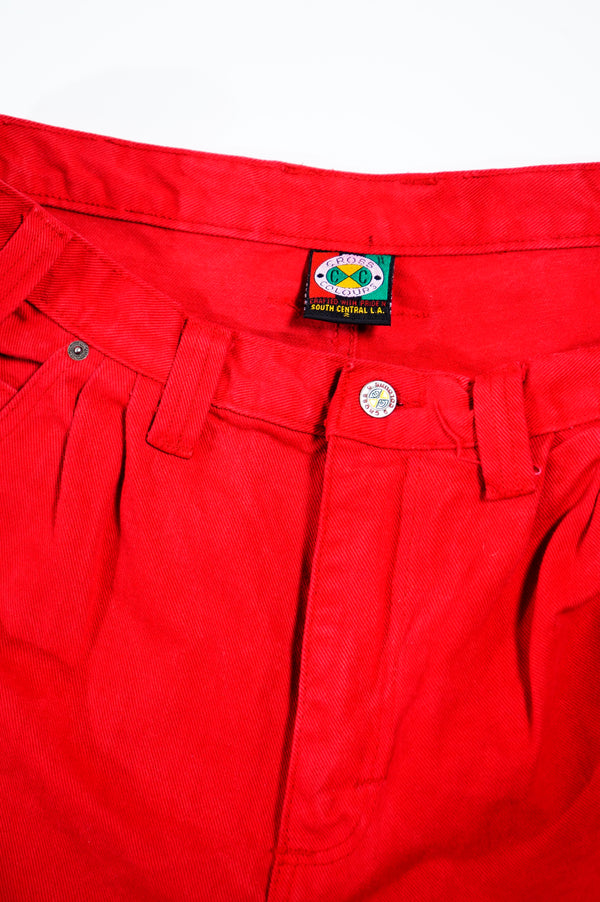 90's "CROSS COLOURS" -Color Denim Baggy Shorts-
