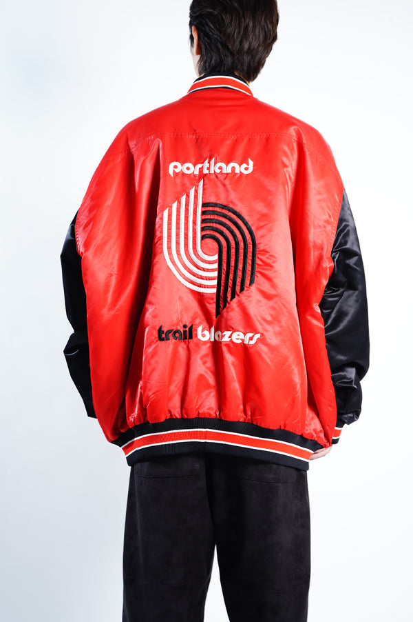 "HARD WOOD CLASSICS" -"Portland Trail Blazers" NBA Team Jacket-