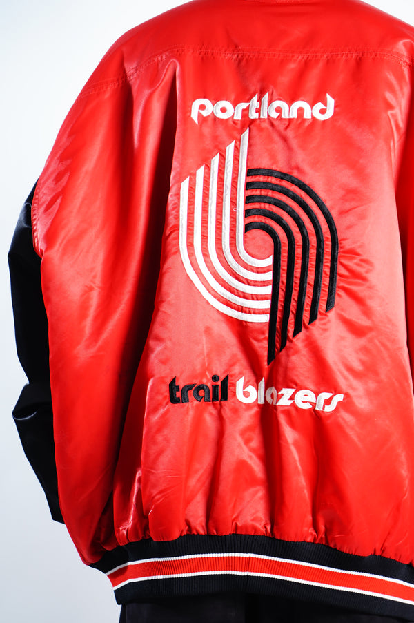 "HARD WOOD CLASSICS" -"Portland Trail Blazers" NBA Team Jacket-