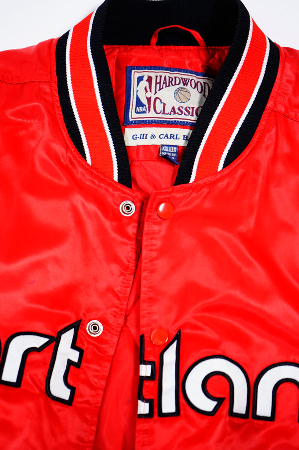 "HARD WOOD CLASSICS" -"Portland Trail Blazers" NBA Team Jacket-