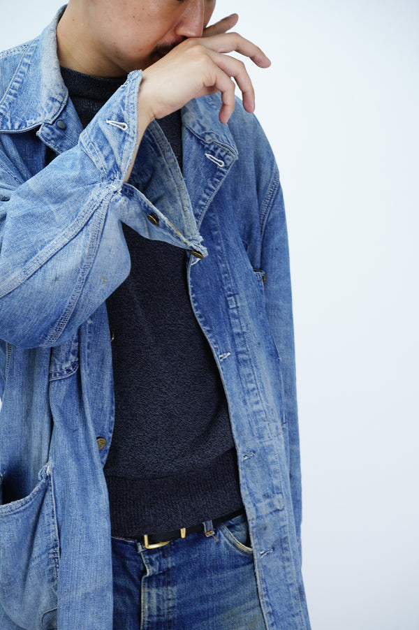 HAND FRAMED BOAT NECK KNIT