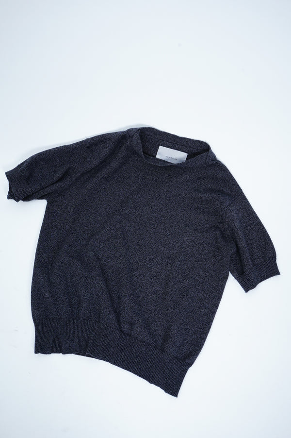 HAND FRAMED BOAT NECK KNIT