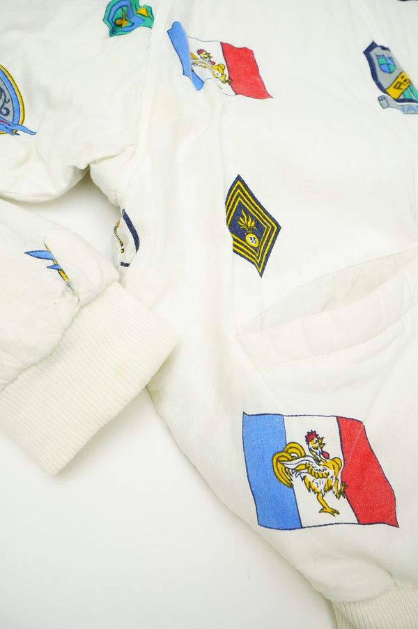 90's "NAF NAF" - Multi Print Cotton Padded Jacket-