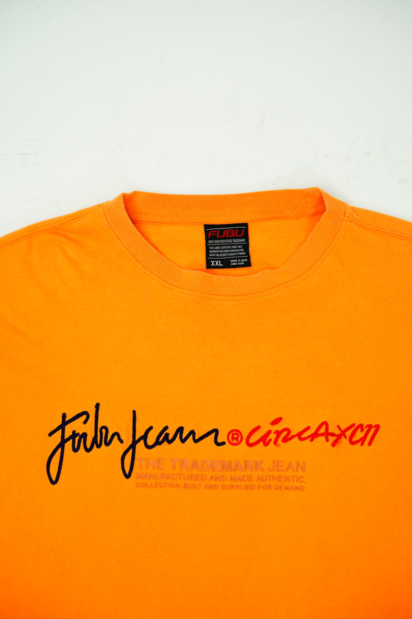 90's "FUBU" -Logo Embroidery L/S Tee-