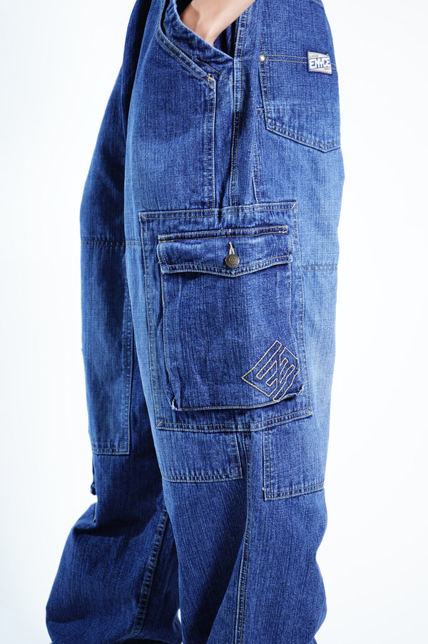 2000’s "ENYCE" -Denim Wide Cargo Trousers-