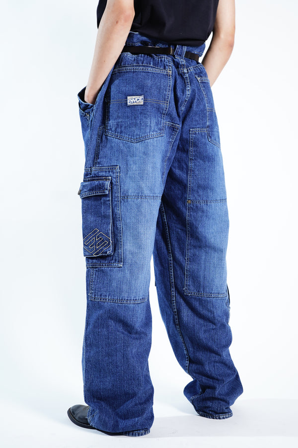 2000’s "ENYCE" -Denim Wide Cargo Trousers-