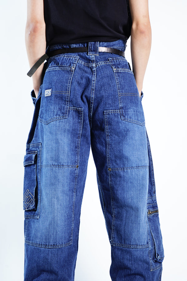 2000’s "ENYCE" -Denim Wide Cargo Trousers-