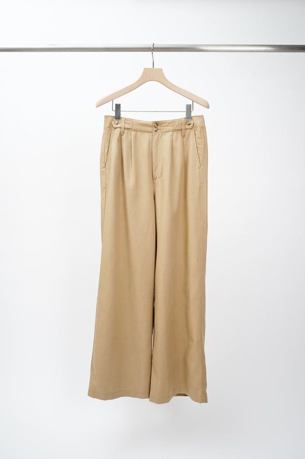 "UNKNOWN" -Two Tuck Baggy Pants-