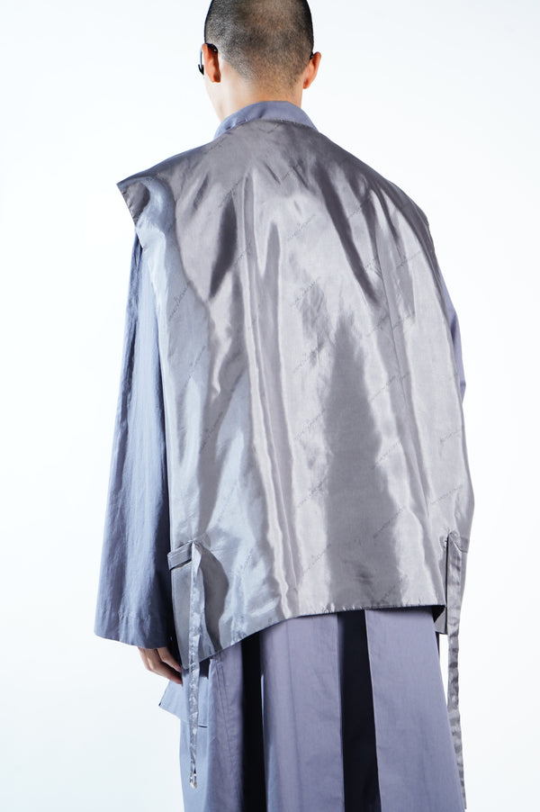 "STACY ADAMS" - Oversized Vest-