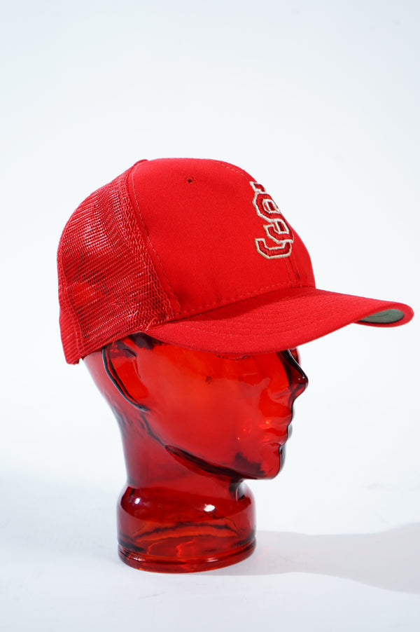 80's Vintage -"SJ" Mesh Baseball Cap