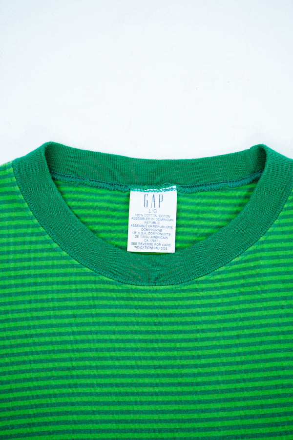 90's "GAP" -Border Pattern S/S Tee-