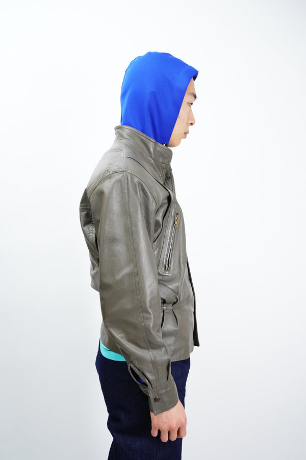 80's "GIORGIO ARMANI" -Leather Jacket-