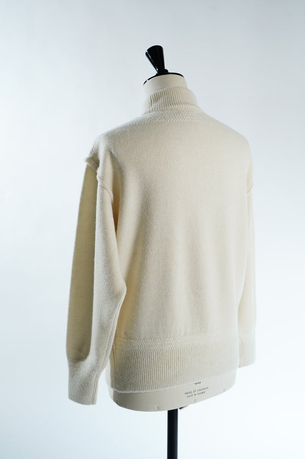 NIGEL -Mock Neck Alpaca Pullover-