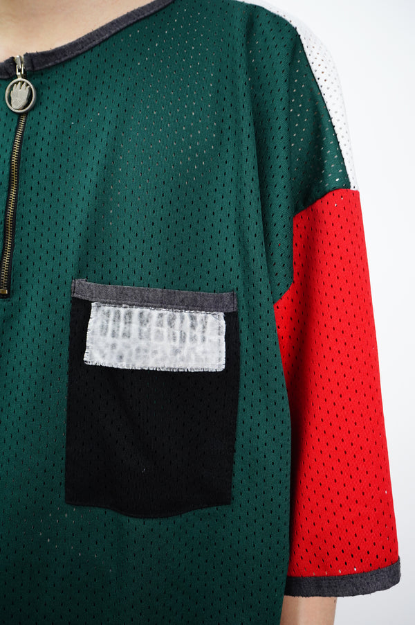 90's "UNKNOWN" -"BOB MARLEY" Mesh S/S Pullover-