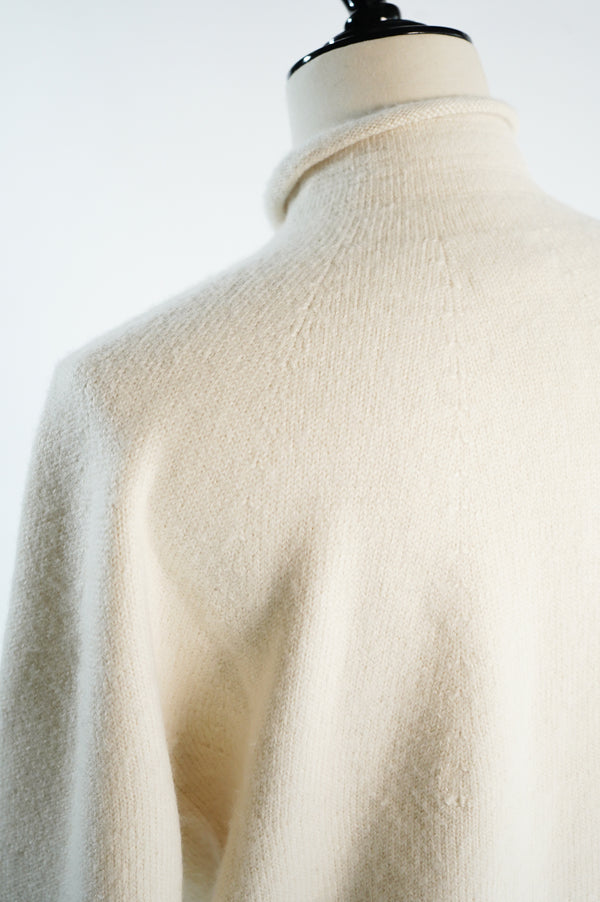 PEGRUM -Alpaca Zip Up Cardigan-