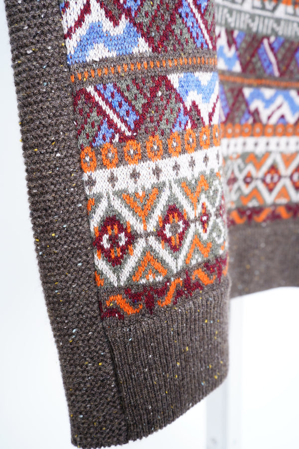 RITCHIE -Fair Isle Cashmere Knit Vest-