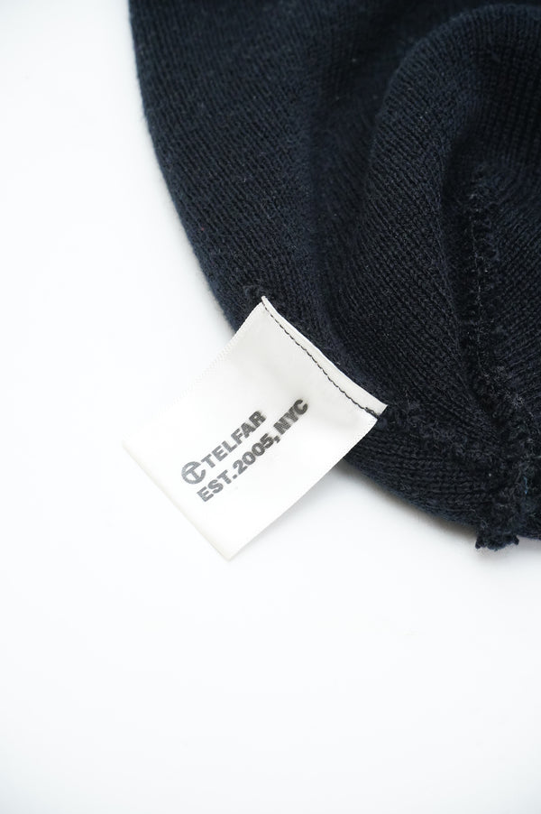 "TELFAR" -Logo Embroidery Acrylic Knit Beanie-