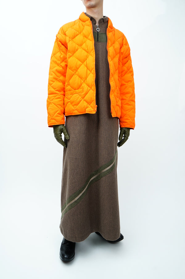 90's ”J.CREW” -Detachable Sleeve Down Jacket-