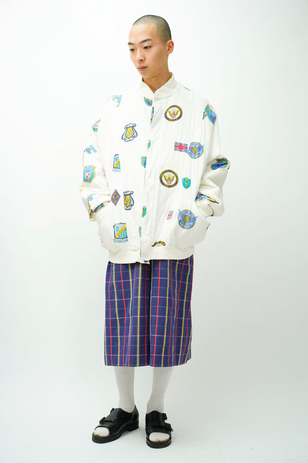 90's "NAF NAF" - Multi Print Cotton Padded Jacket-