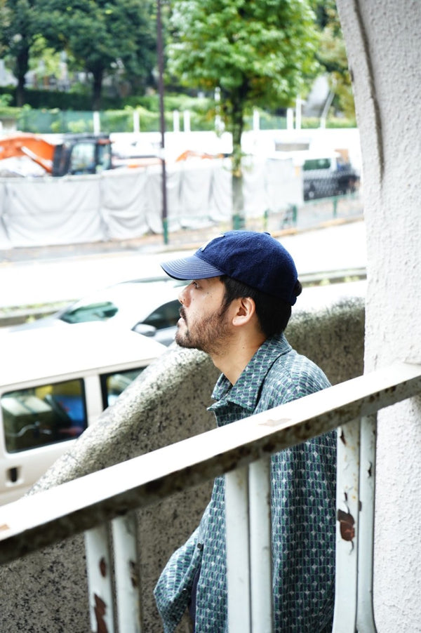-Geometric Pattern Fly Front Shirt Jacket-