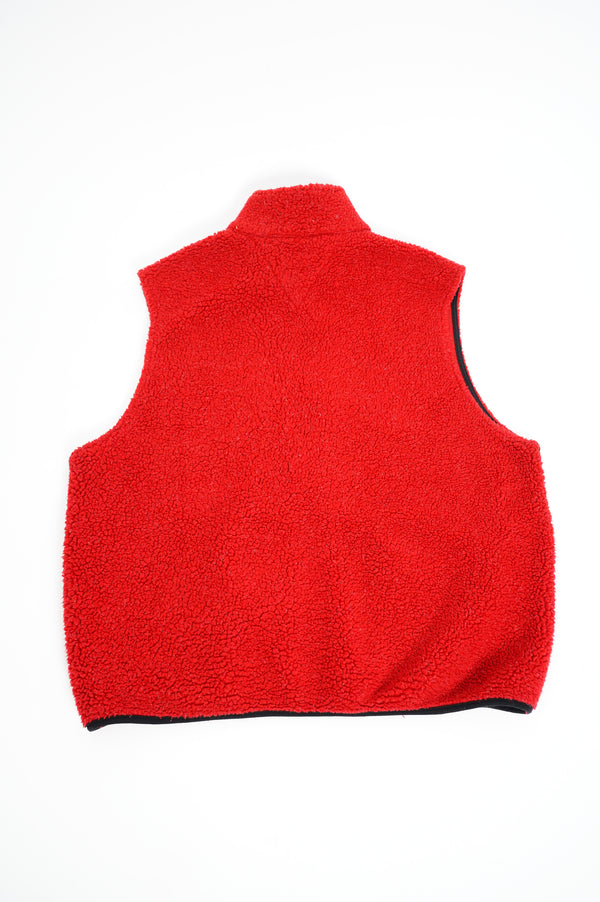 90’s "LANDS' END" -Zip Boa Fleece Vest-