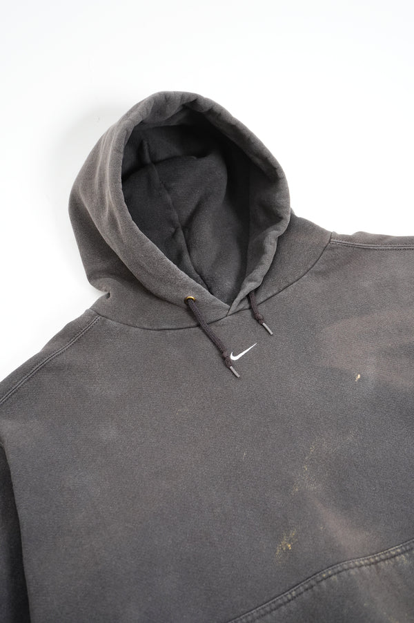 90’s "NIKE" -Logo Embroidery Faded Sweat Hoodie-