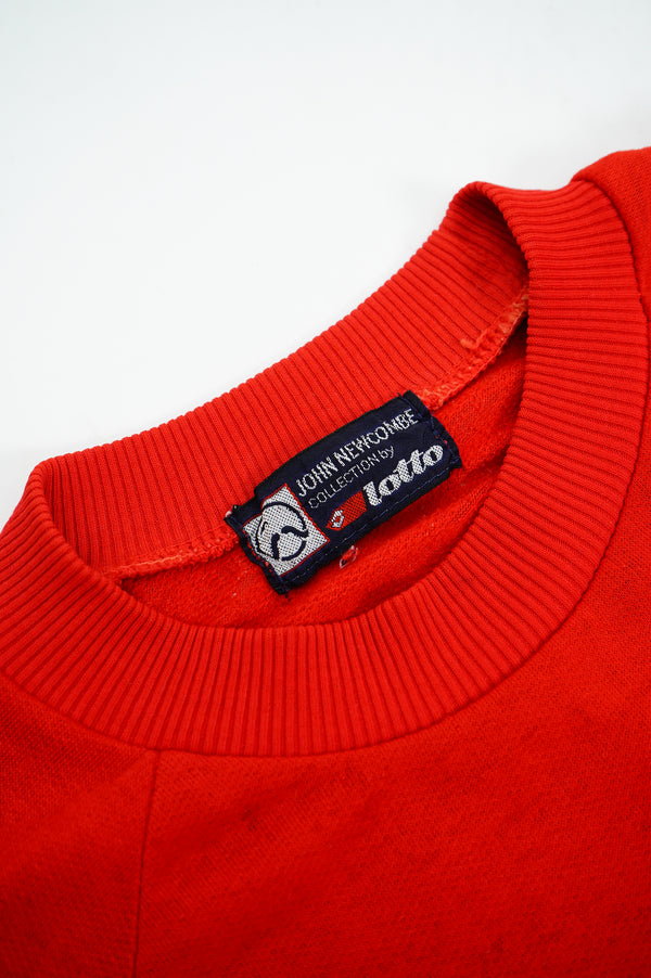 80’s "lotto" -"John Newcombe" Printed Raglan Sweat-
