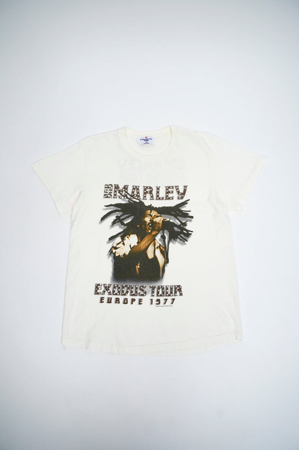 2004 "BOB MARLEY" -"EXODUS TOUR EUROPE 1977" Printed S/S Tee-