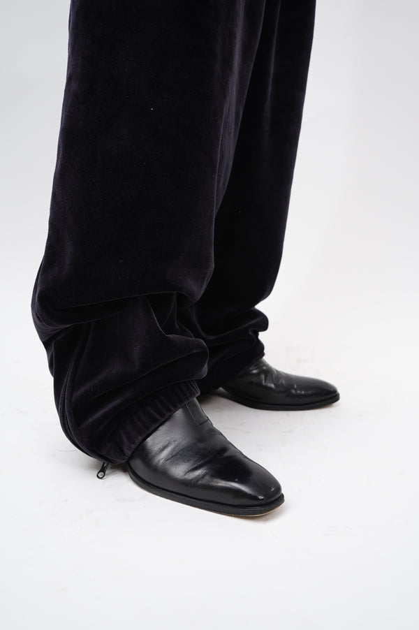 "OUTKAST" -Velour Wide Pants-
