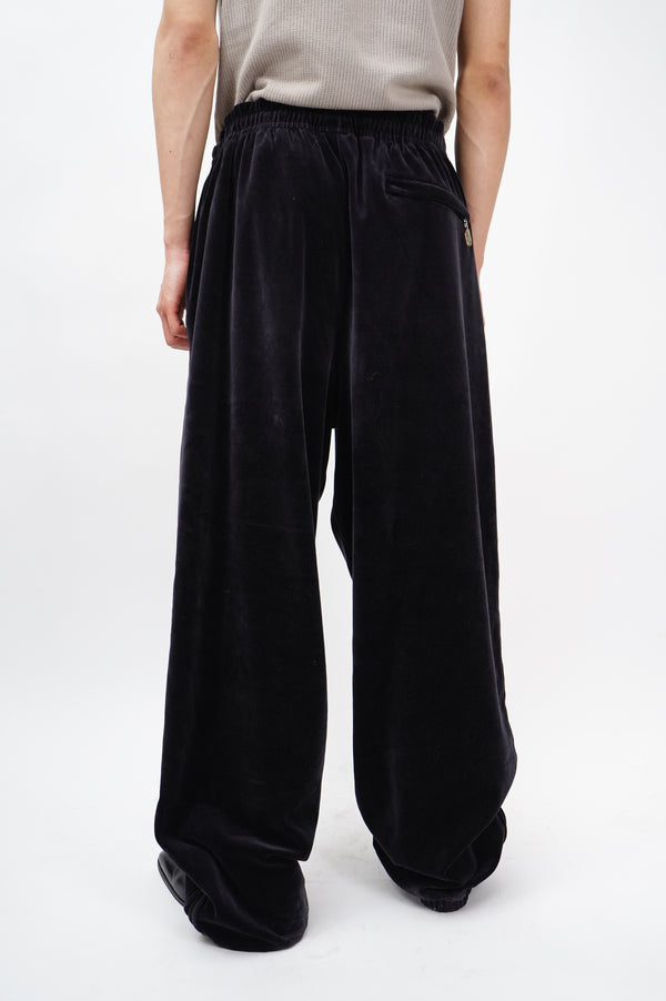 "OUTKAST" -Velour Wide Pants-
