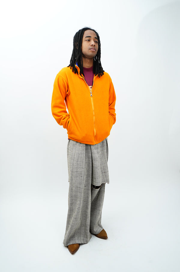 90’s "LANDS' END" -Zip Fleece Jacket-